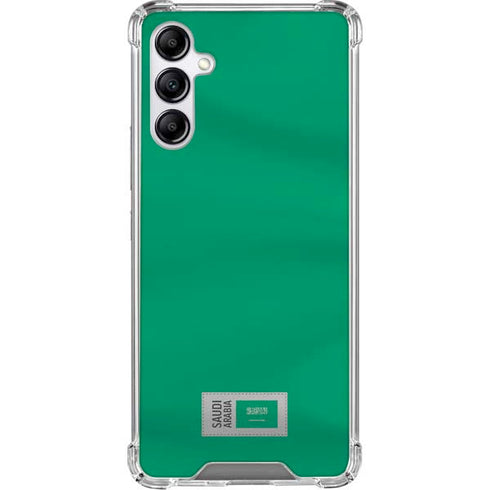Saudi Arabia Soccer Flag Galaxy A15 5G Clear Case